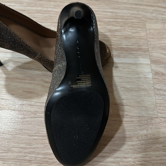 New Banana Republic Hello Sole Mate Glitter Heels Size 8 - Picture 6 of 9
